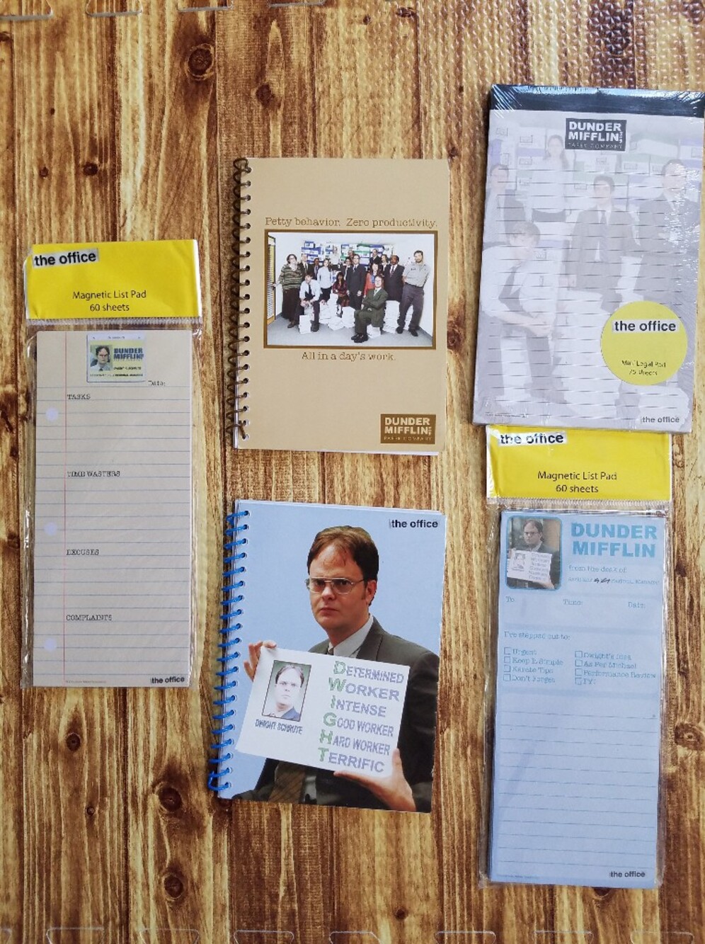 The Office Mini Notepad Legal Pad Magnetic Notepad Set NBC Universal Funny